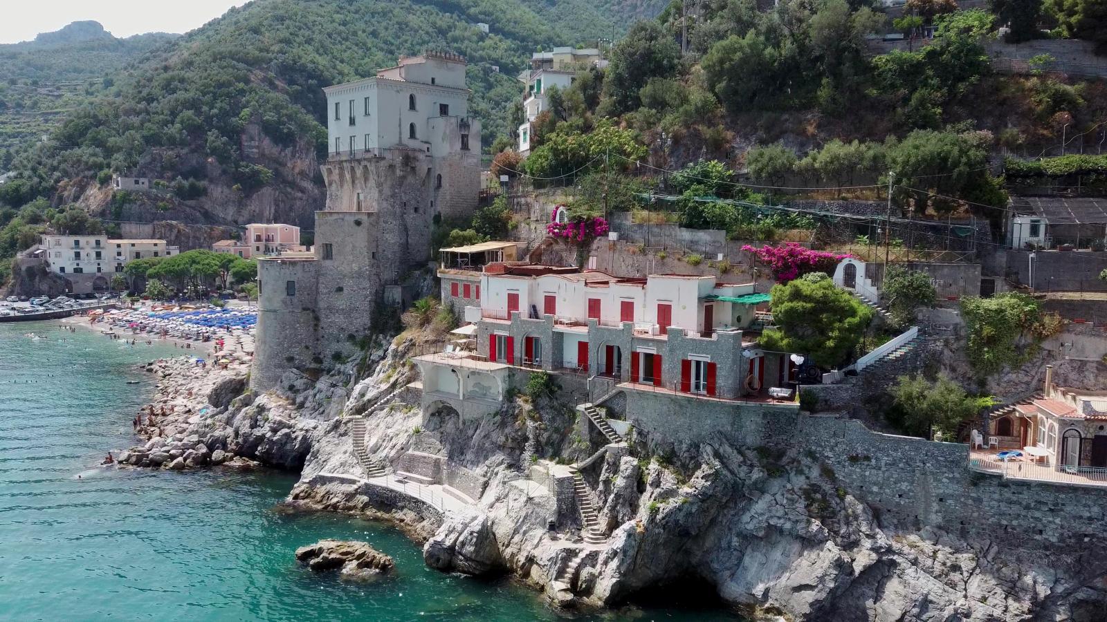 Vue sur la mer depuis Villa Venere